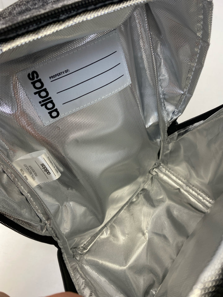 Adidas Gray Black Streaked Lunch Tote