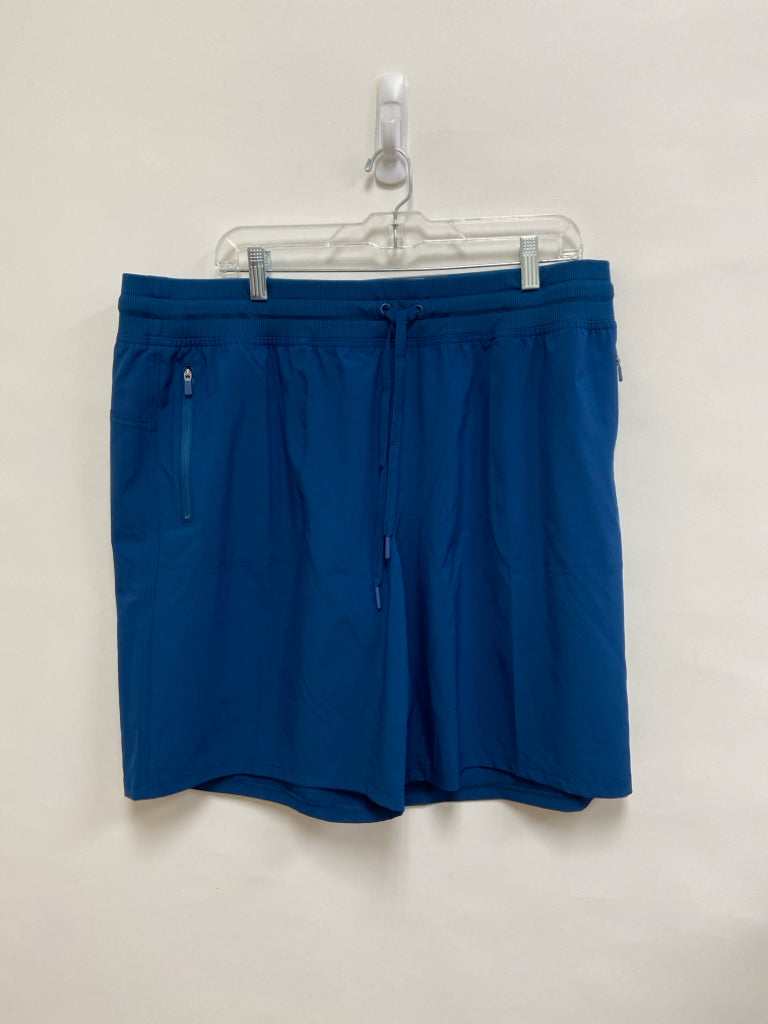 NWT Tek Gear  SIZE  XXL Dark Blue Pull-on Plus Size Athletic Shorts