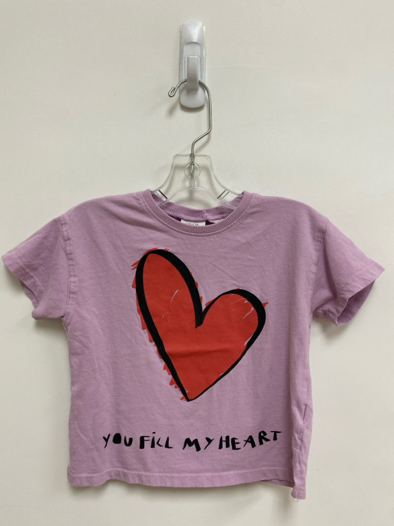Zara SIZE 2/3 Lavender Red/Black Words Girl&