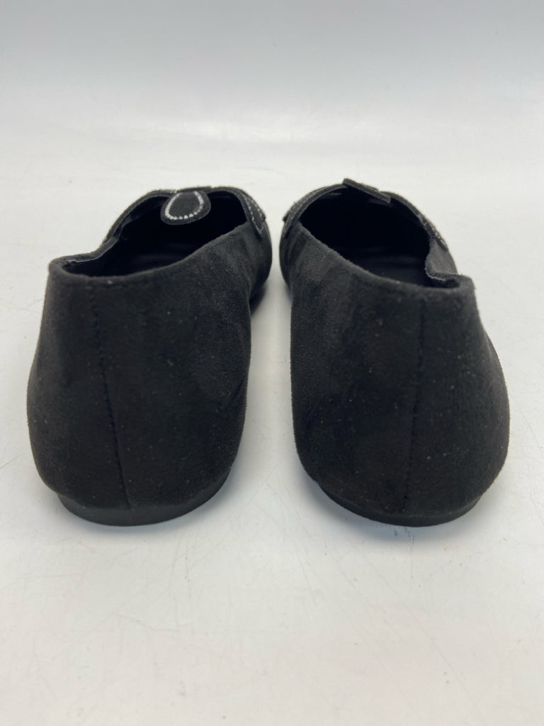 Katy Perry  Size 9.5 Black Clear Rhinestone(s) Flats