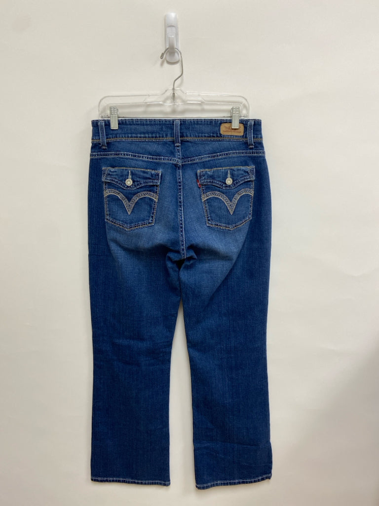 Levi Size 12 Blue Denim Ladies Jeans