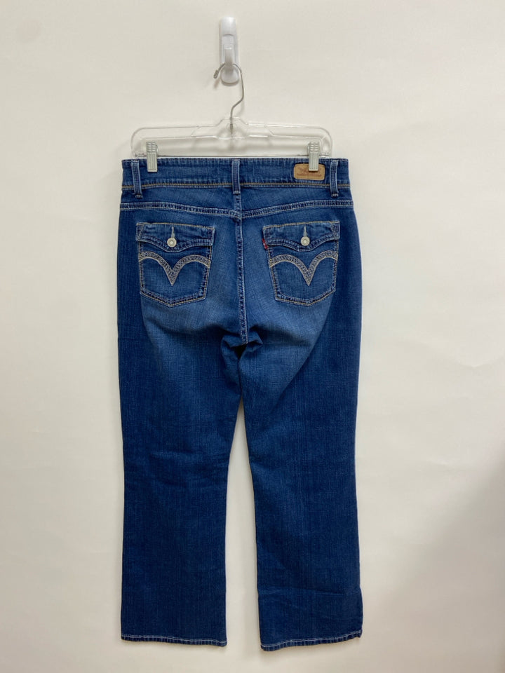 Levi Size 12 Blue Denim Ladies Jeans