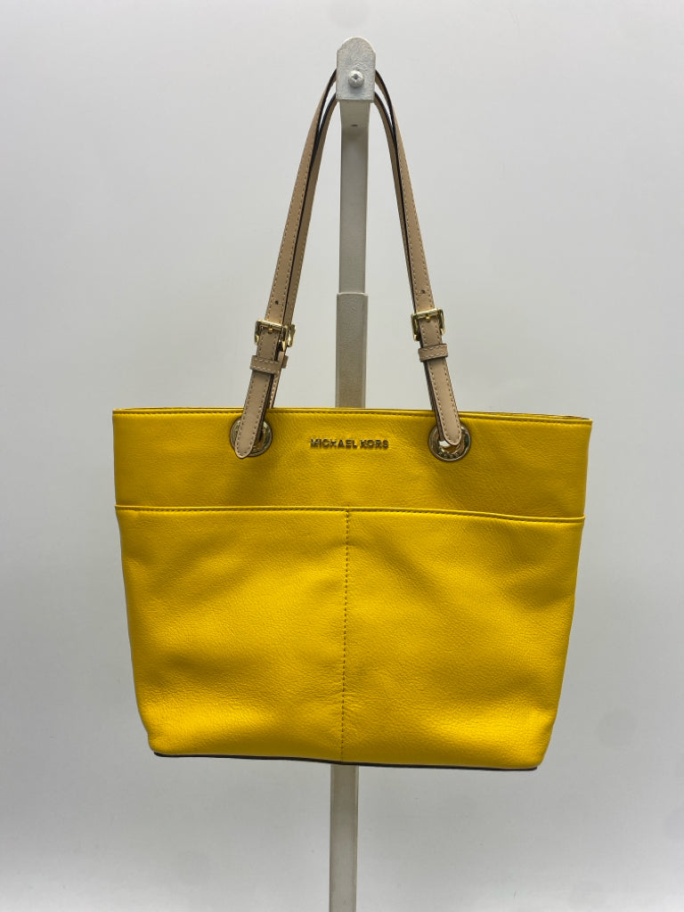 Michael Kors Yellow Tan Handbag