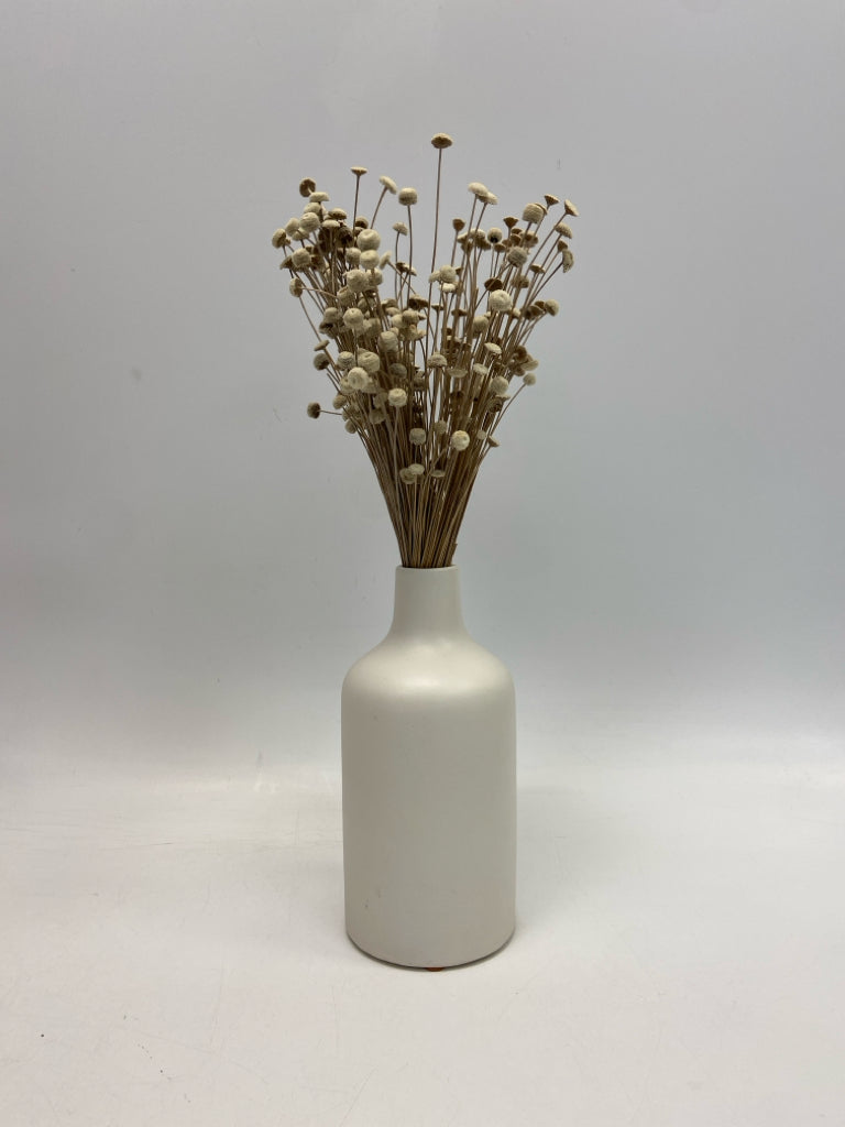 West Elm White Ceramic Vase