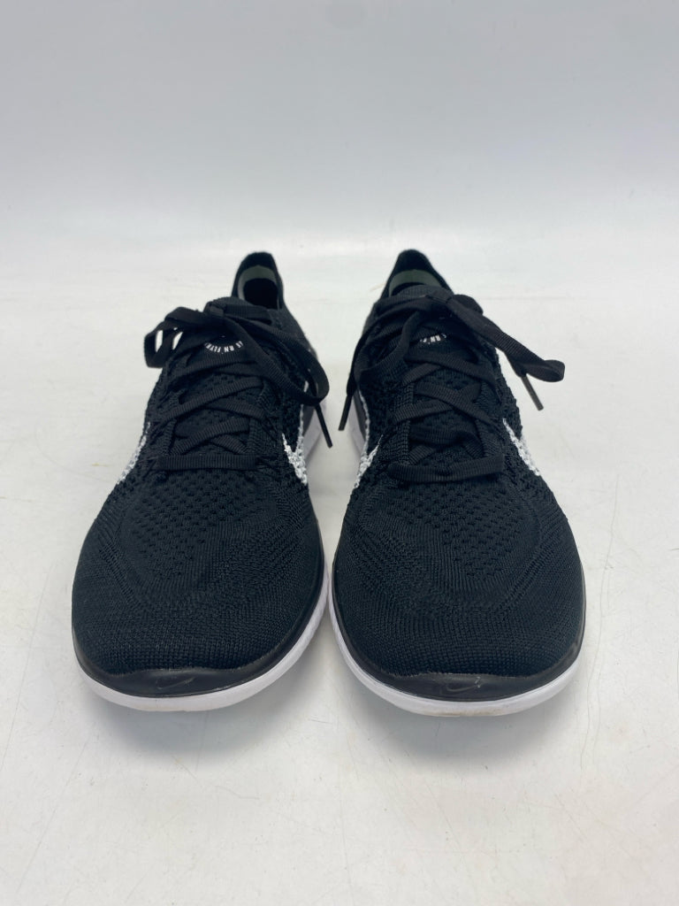 Nike US Size 9 Black Lace-up Sneakers