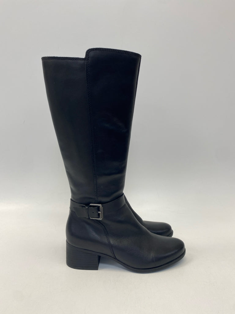 Naturalizer US Shoe Size 8.5 Black Side Zipper Leather Boots