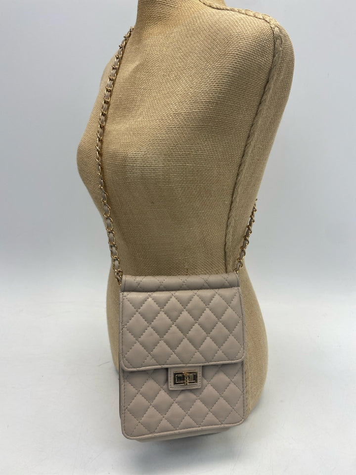 Urban Outfitters Tan Quilted Crossbody