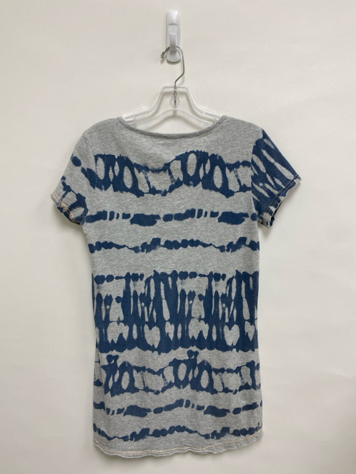 Lisa Todd Size XS Gray Navy Tie Dye Ladies Dress