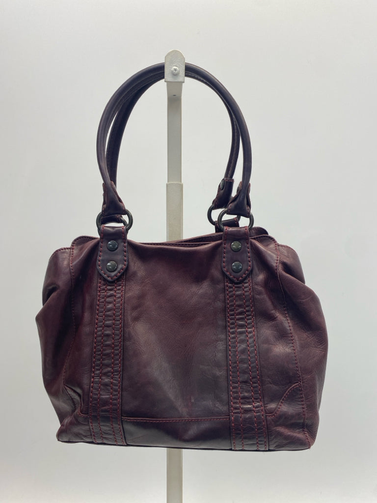 Frye Burgundy Leather Handbag