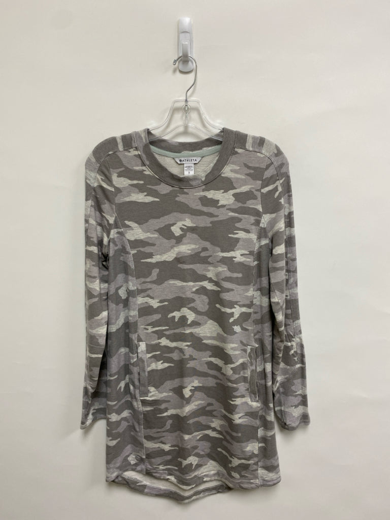 Athleta Size S Gray Taupe Camouflage Ladies Dress