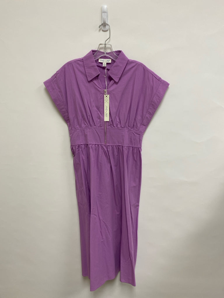 NWT She + Sky Size M Lilac Cotton Ladies Dress