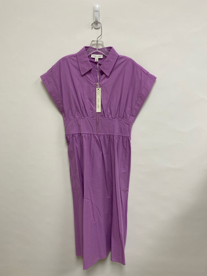 NWT She + Sky Size M Lilac Cotton Ladies Dress