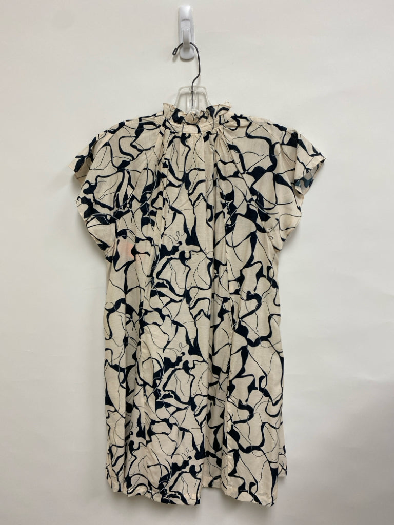 NWT Umgee Size S Beige Black Marbled Ladies Dress