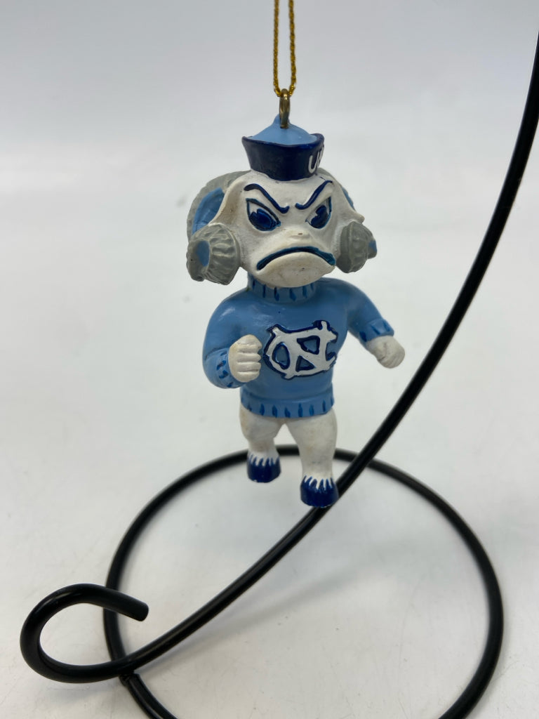 White Blue UNC Ornaments
