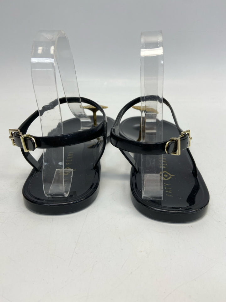 Katy Perry  Size 9 Black Gold Accent(s) Sandals
