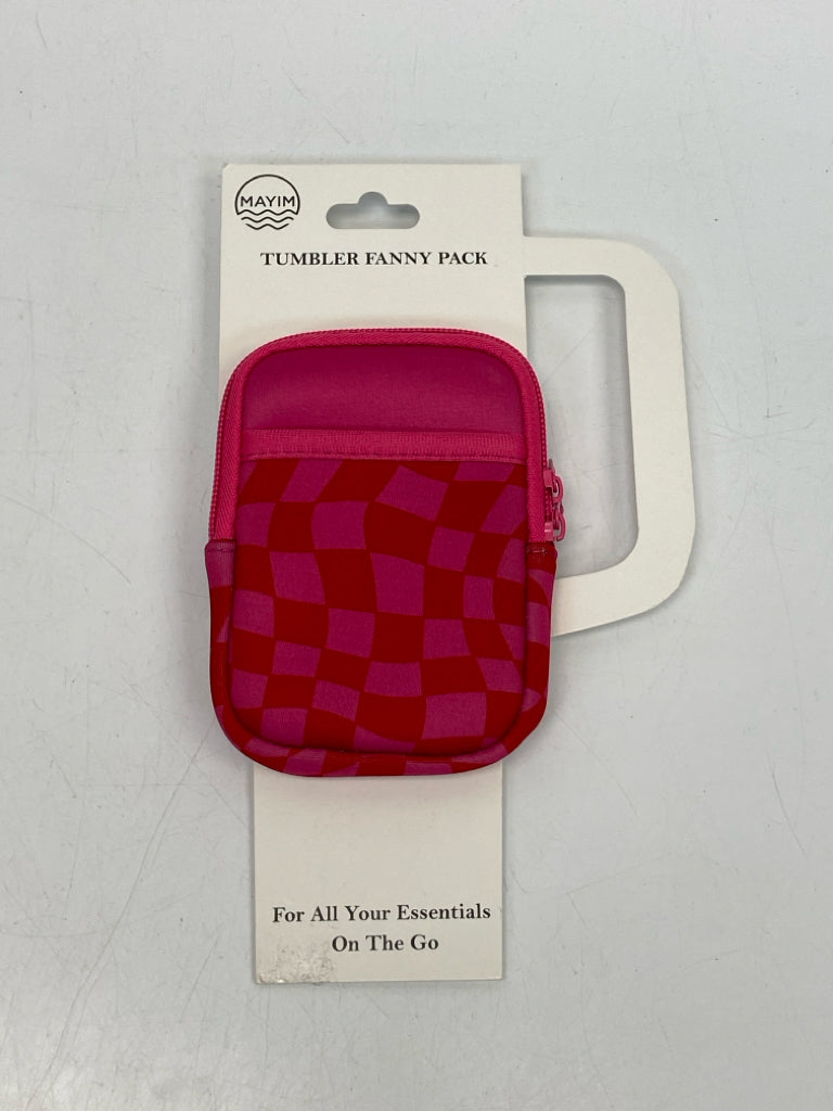NEW Pink Red Checkered Neoprene Misc. Kitchen
