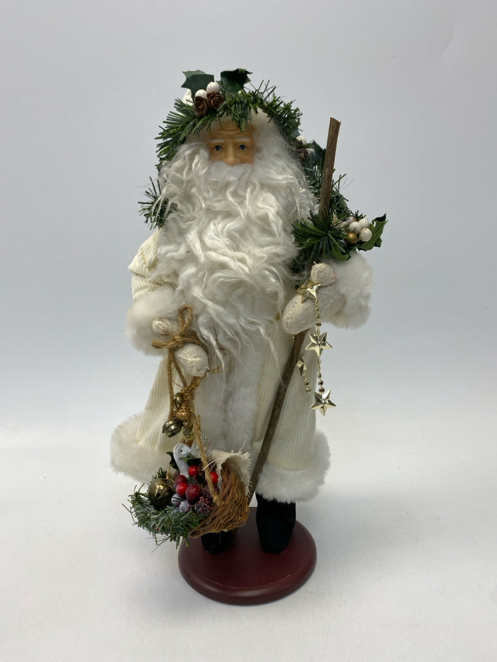 Cream Green/Gold Christmas