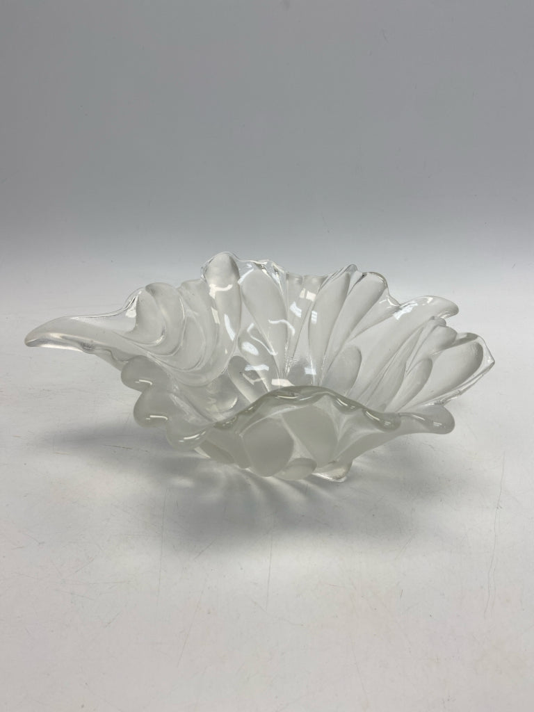 Frosted Swirl Glass Bowl(s)
