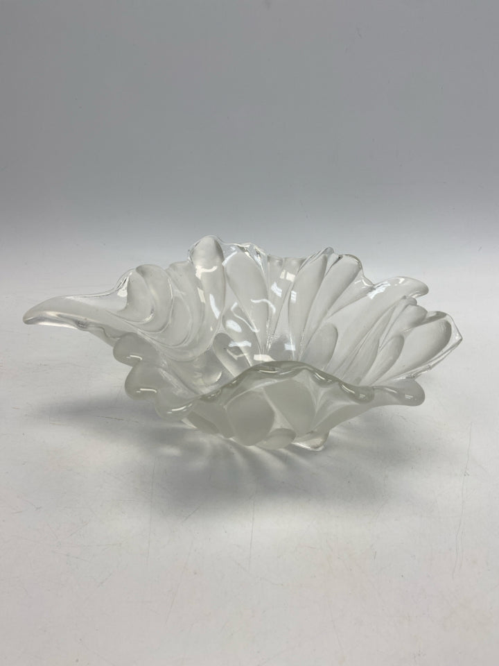 Frosted Swirl Glass Bowl(s)