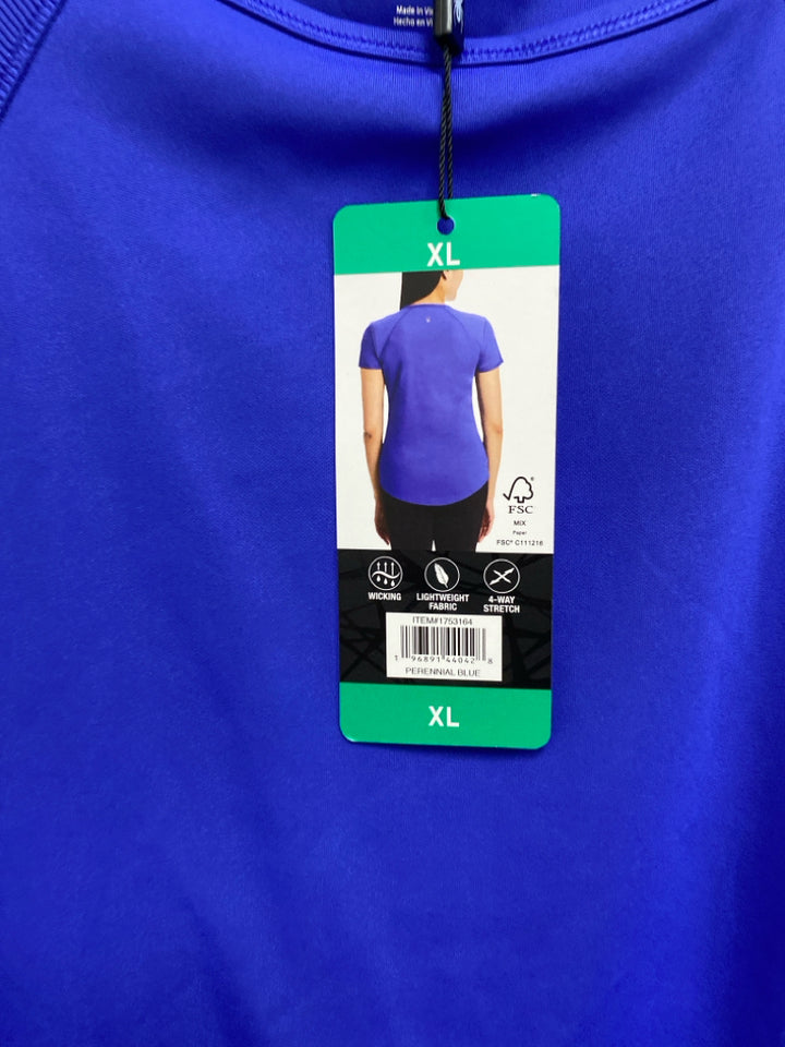 NWT Spyder Size XL Royal Blue Athletic Top