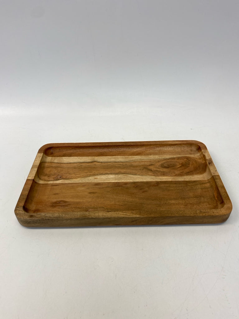 Brown Wood Tray