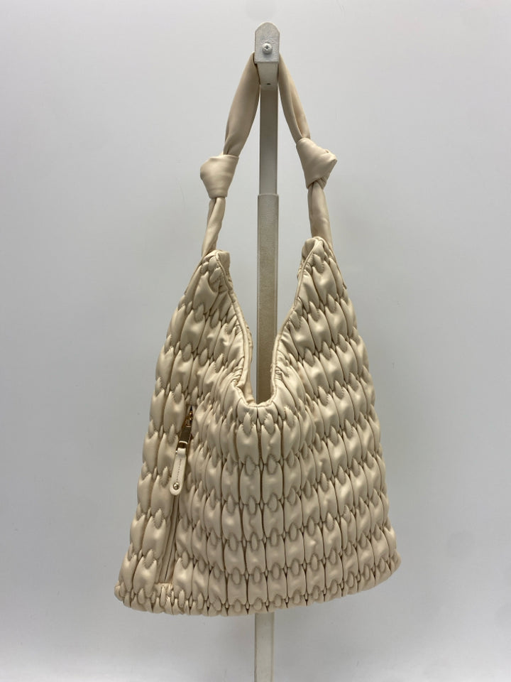 Dolce Vita Ivory Quilted Handbag
