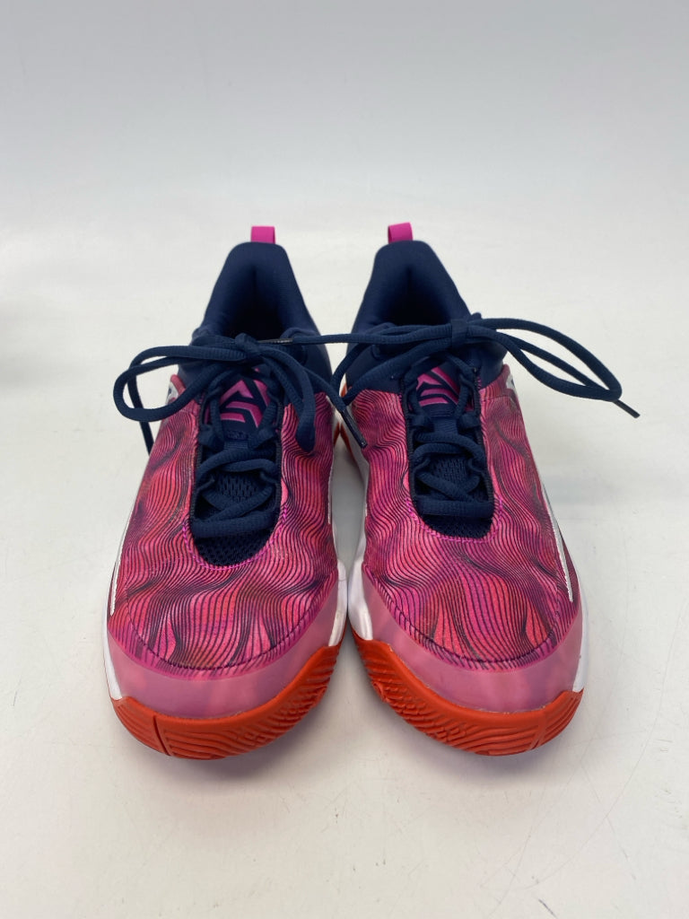 NWOT Nike SIZE 4.5 Fuchsia Navy Lace-Up Girl&