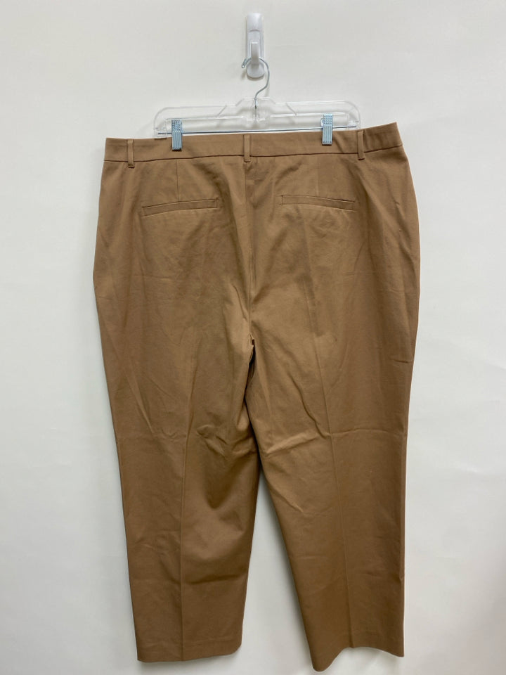 NEW Boden Size 20 Tan Plus Size Pants