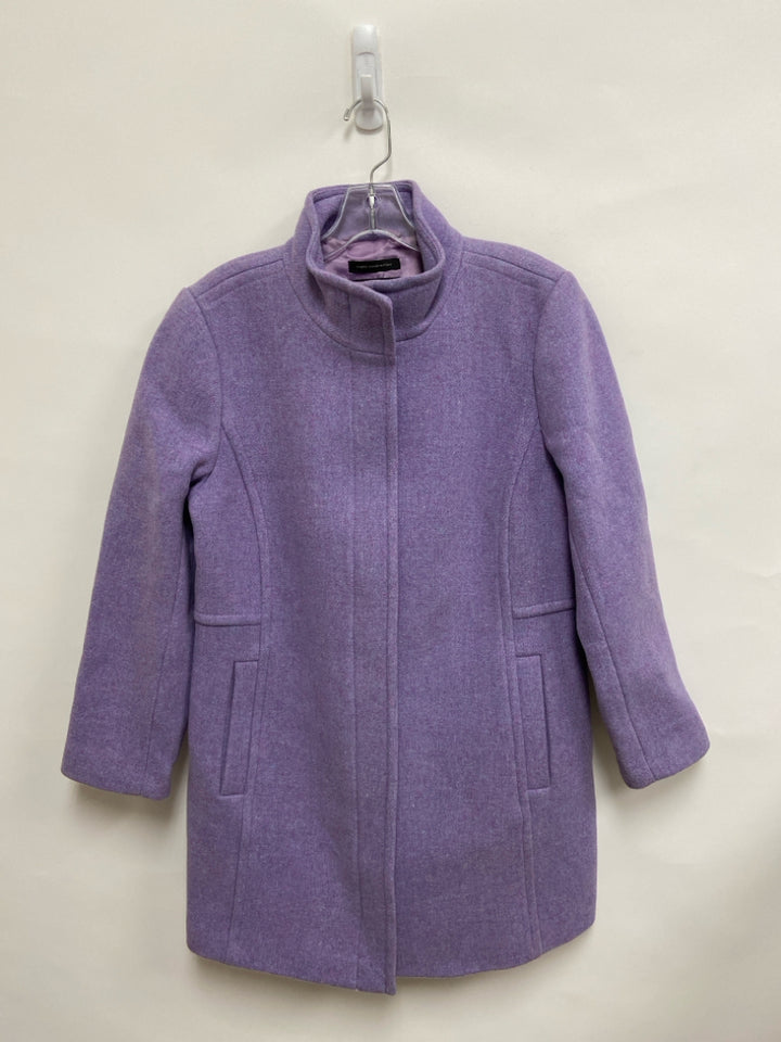 Talbots Size 12 Lavender Mottled Zip Down Wool Blend Ladies Jacket