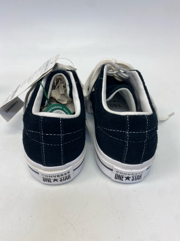 NWT Converse US Shoe Size 6 Black White Lace-up Sneakers