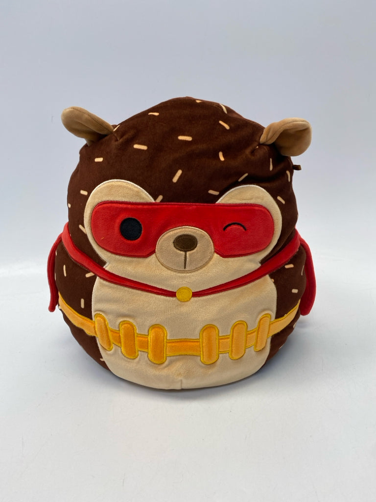 Squishmallows Cream/Brown Yellow Stuffed Animal