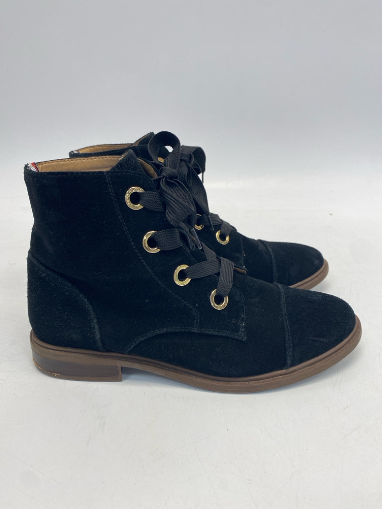 Tommy Hilfiger US Shoe Size 7.5 Black Lace-up Boots