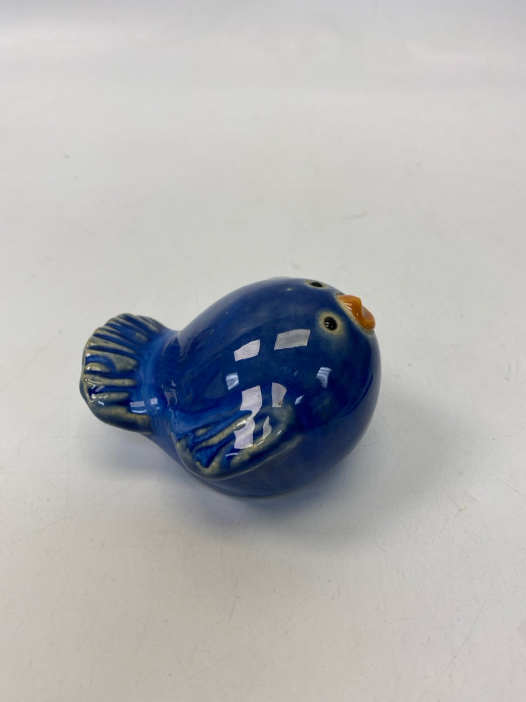 Blue Ceramic Figurine