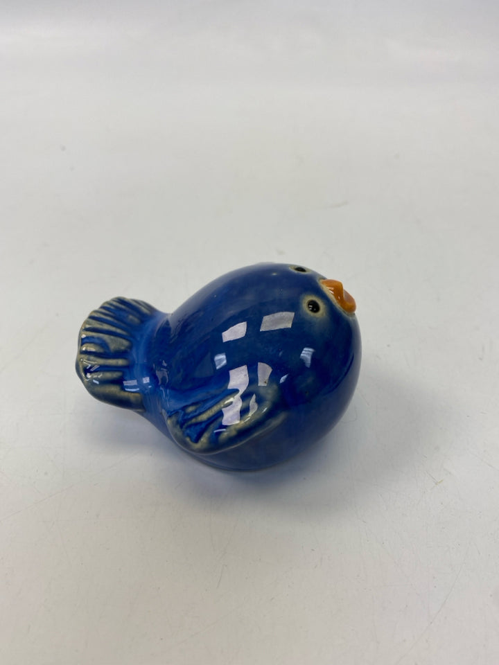 Blue Ceramic Figurine