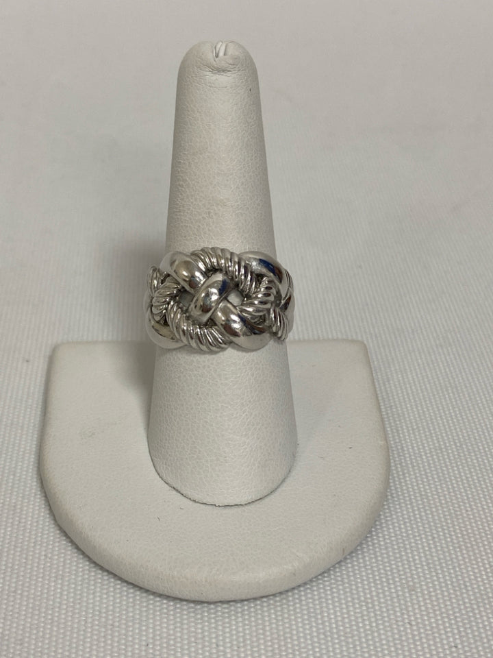 Silver Braided Ring