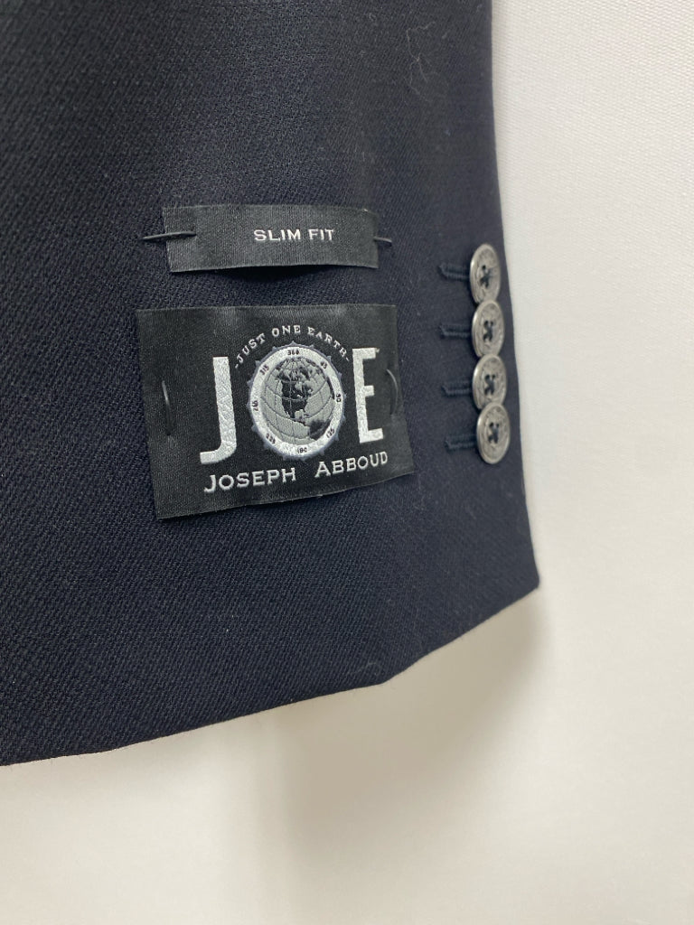 NWT JOSEPH ABBOUD Size 40S Black Wool Men&