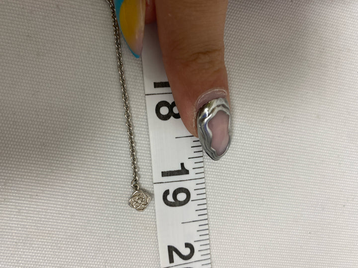 Kendra Scott Green Silver Color Beaded Necklace