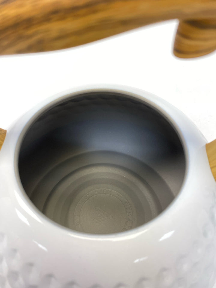 White Natural Tea Pot