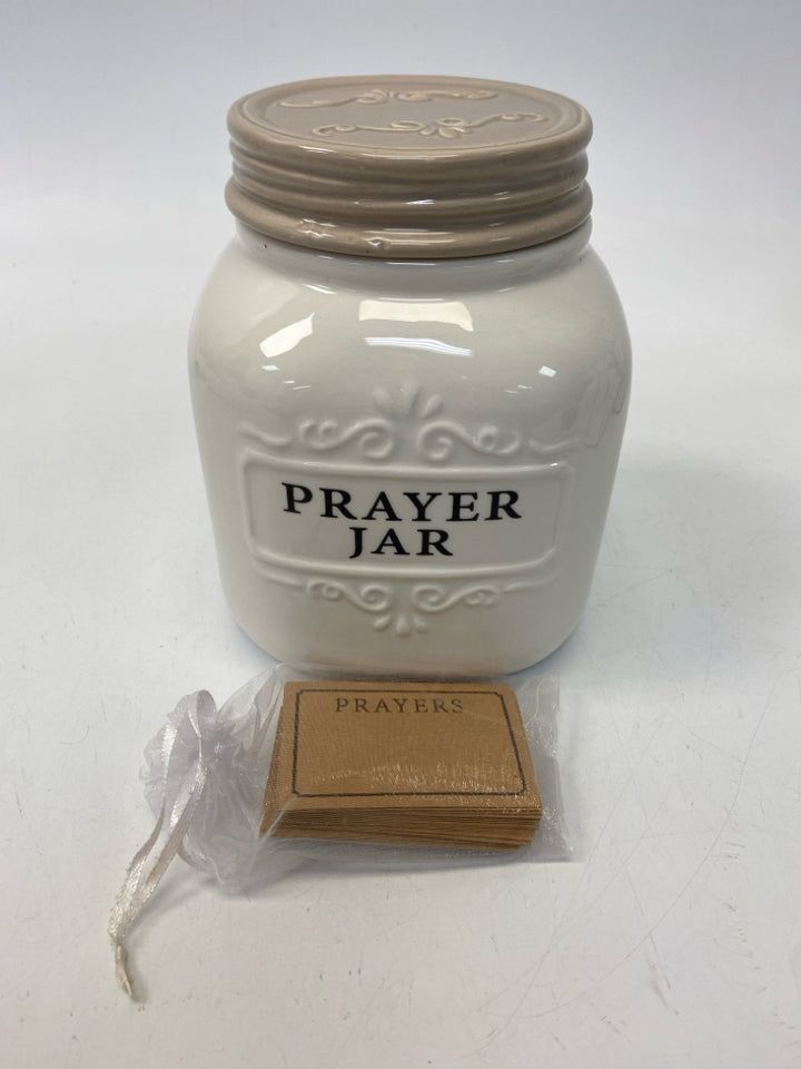 Cream Tan Words Ceramic Misc. Home Item