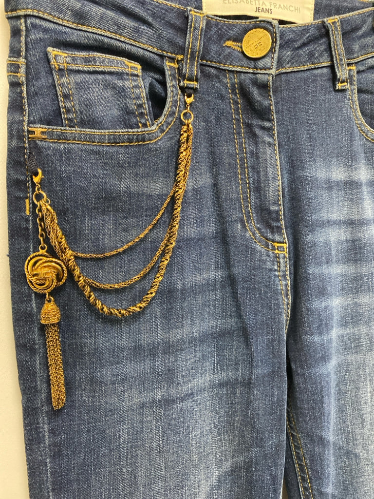 Size 27 Dark Blue Flared Ladies Jeans