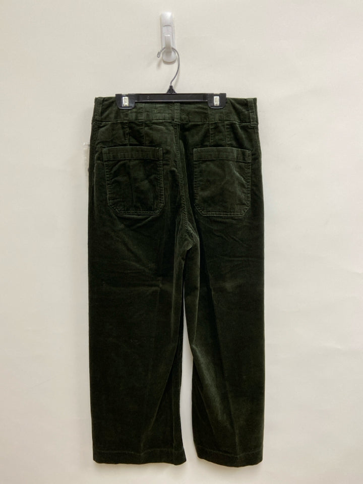 NWT Maeve Size 29 Dark Green Wide Leg Corduroy Ladies Pants
