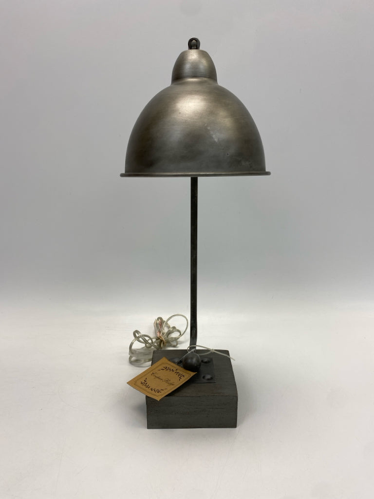 Gray Metal Lamp