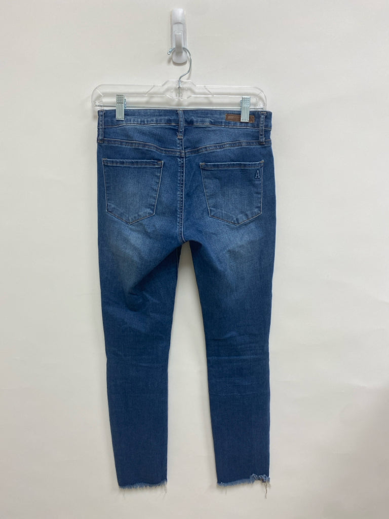 Articles of Society Size 26 Faded Denim Distressed Ladies Jeans