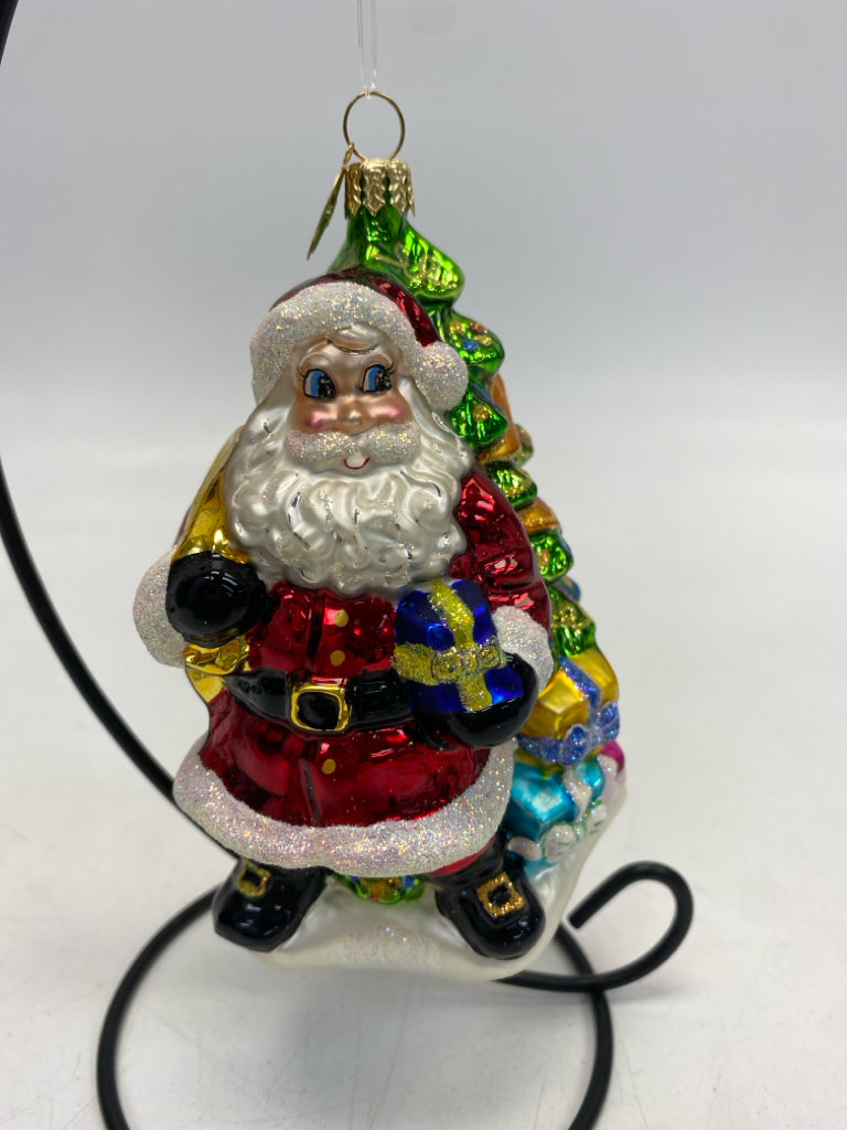 Radko Red Green Ornaments