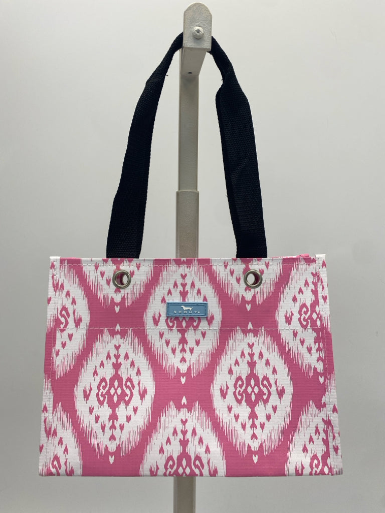 Scout Pink White Tote Bag