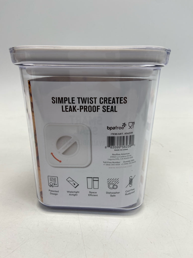 NEW White Clear Storage Container