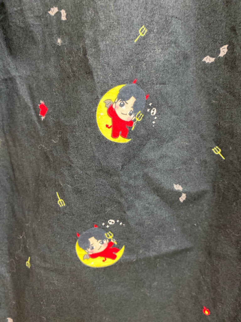 Size L Black Red/Yellow Ladies Pajama Pant