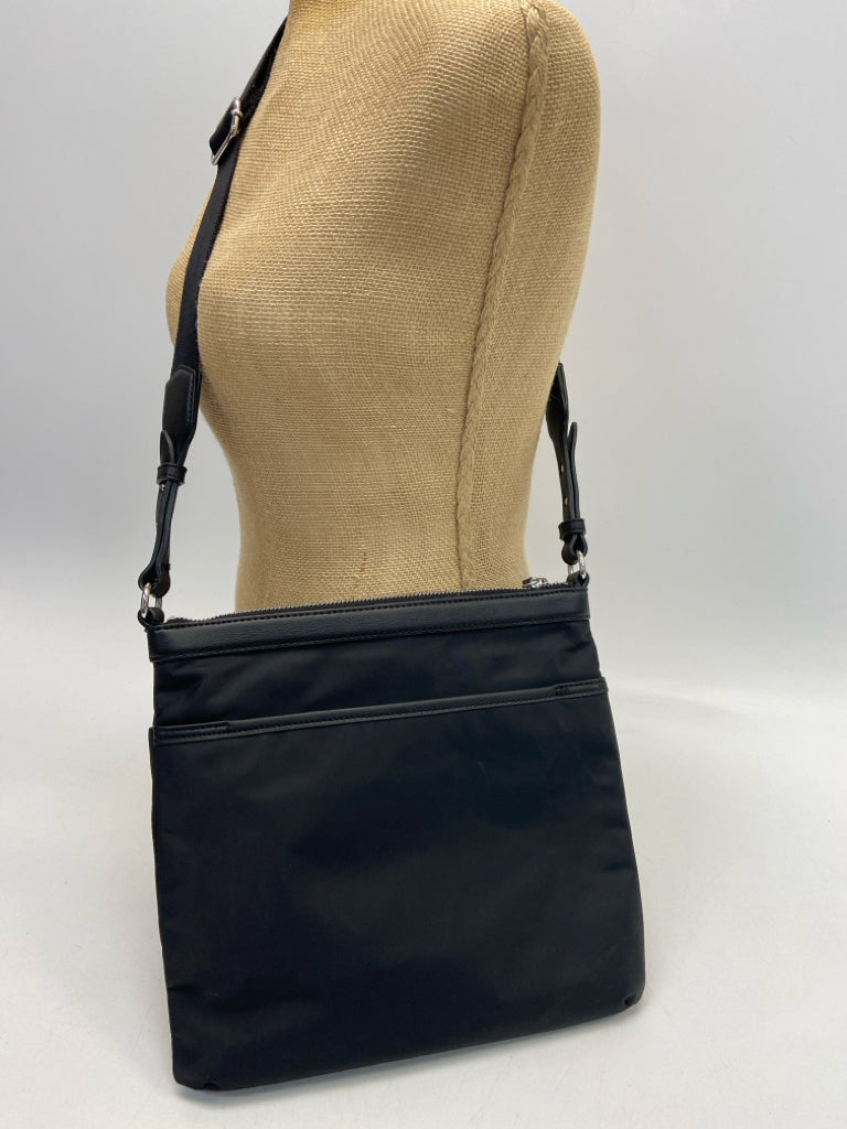 Simply Vera Black Nylon Crossbody