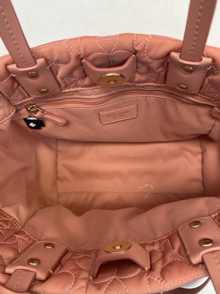 Kate Spade Pink Quilted Nylon Handbag