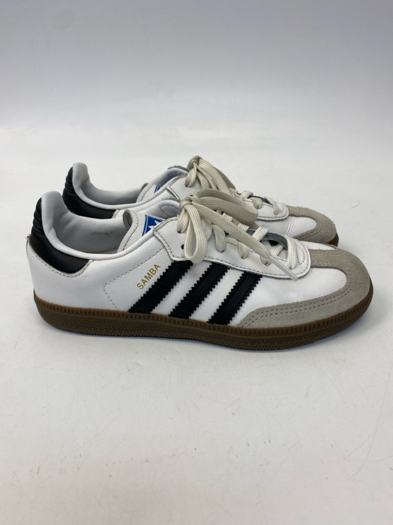 Adidas SIZE 1 White Black Lace-Up Girl&